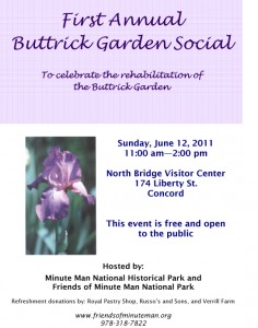 Garden social flyer